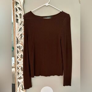 Banana Republic brown long sleeve sweater